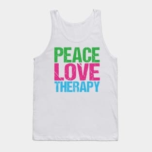 Peace Love Therapy Tank Top